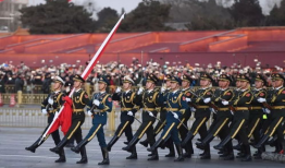 三军仪仗队视频,展现我国军威国威